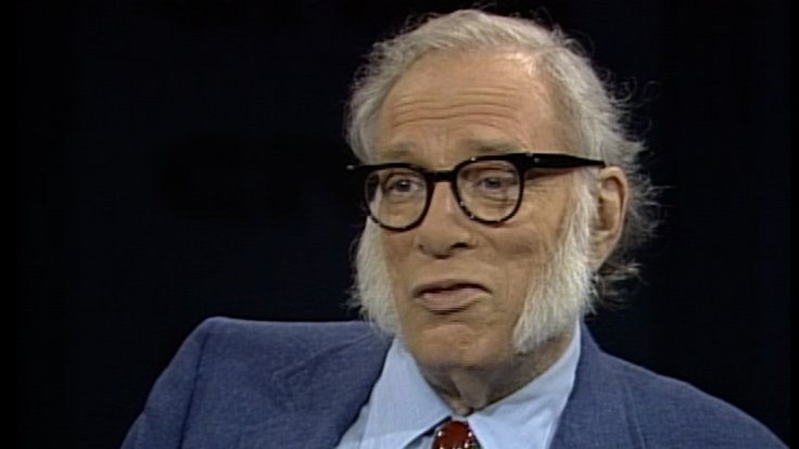 Asimov en una de sus intervenciones televisivas