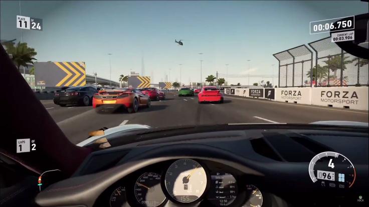 Una imagen de Forza Motorsport 7 en la Gamescom de 2017