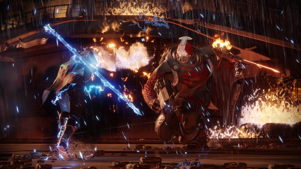Un cabal haciendo frente a un cazador en Destiny 2 - Destiny 2: Pico de 1,2 millones de jugadores simultáneos