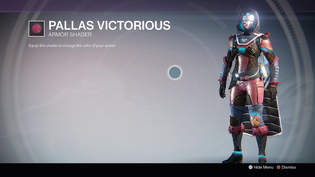Aspecto del shader Pallas Victorius