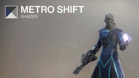 Shader Metro Shift en un Hechicero - Shaders presentes en Destiny 2