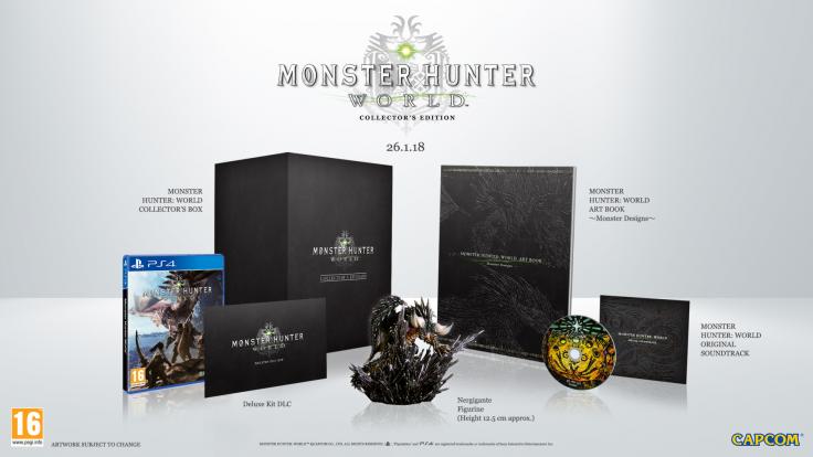 Imágen de la edición coleccionista de Monster Hunter: World