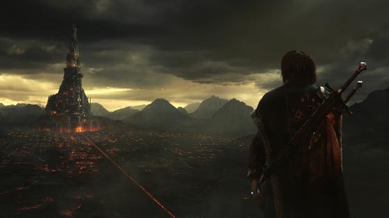 La torre de Barad-dûr en la Tierra Media: Sombras de Guerra, incluido dentro del último Humble Bundle