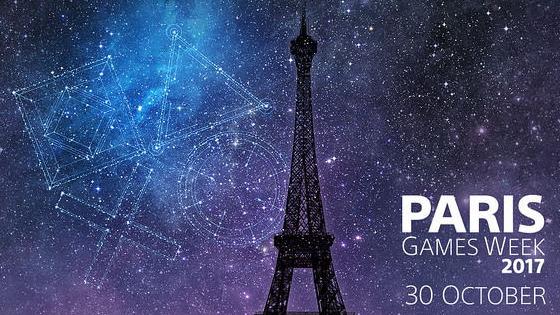 Imagen promocional de la conferencia de Sony Playstation en la Paris Game Week