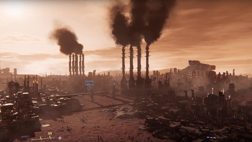 Star Citizen y sus ciudades generadas proceduralmente - Star Citizen muestra entornos urbanos generados proceduralmente