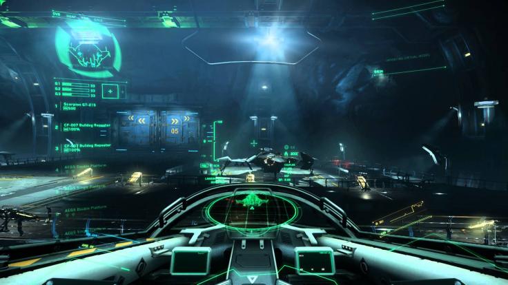 Imagen de un gameplay del modo de campaña Squadron 42 de Star Citizen