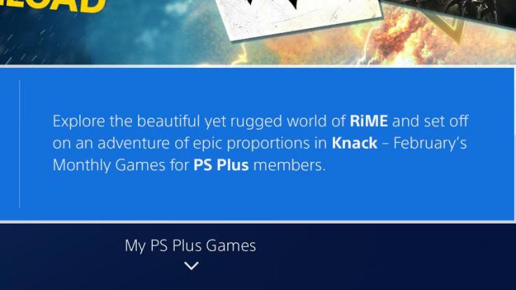 Knack y Rime entre los juegos de PS Plus