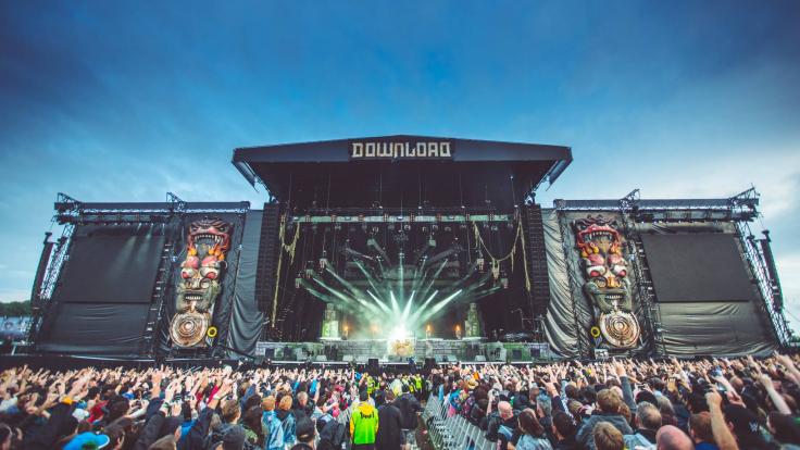 Escenario del Download Festival en pasadas ediciones