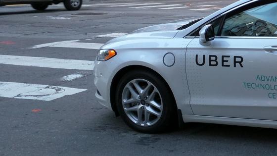 Un coche autónomo de Uber en la ciudad de San Francisco