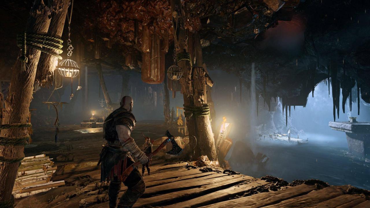 Detalles de la iluminación en God of War