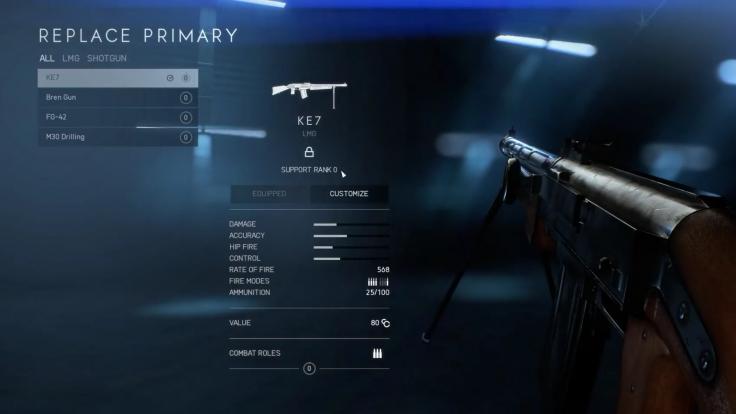 Personalización de armas en Battlefield V