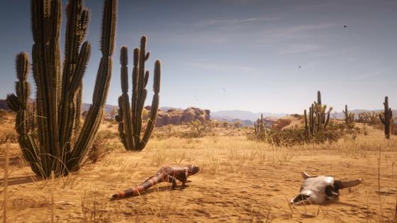 Red Dead Redemption 2, desierto y montañas