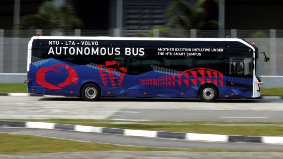 Volvo Autobús Autonomo - The Electric Bus Created by Volvo to Start Working in Singapore as for 2022